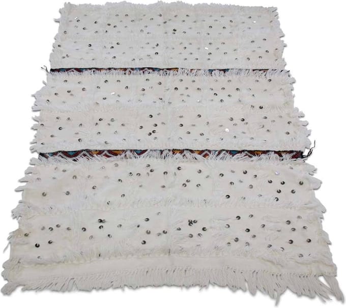 Safaary - Marokkaanse Handira Vloerkleed 145 x 83cm