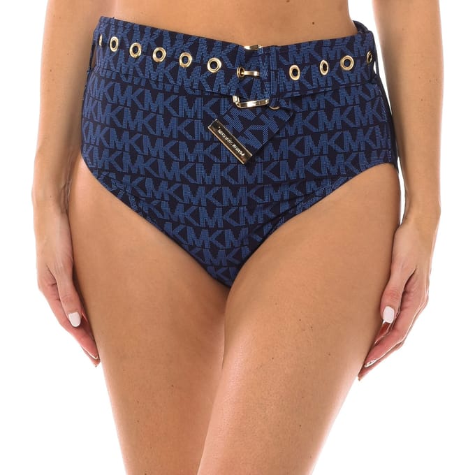 Michael Kors High waist bikini bottom 412 New Navy M