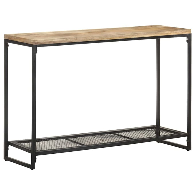 vidaXL - Wandtafel - 110x35x75 - cm - massief - mangohout