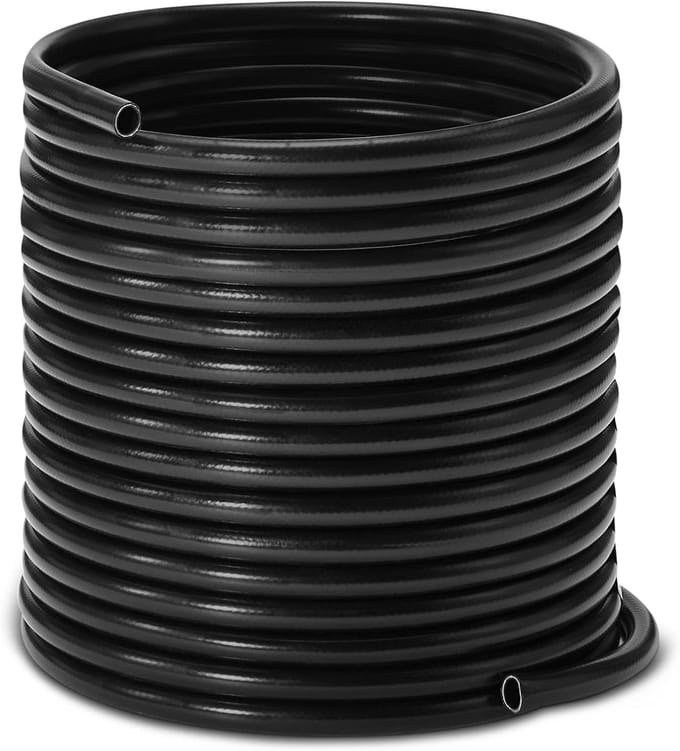 Tuinslang – Waterslang – Sproeislang – Robuuste tuinslang – Voor het besproeien van het gazon en het reinigen van het terras – 20 m, 1,2 cm, zwart