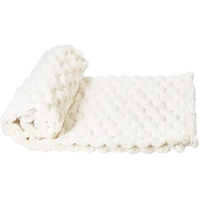 Nobby Plaid DIAMOND Classic 75 x 100 cm Creme