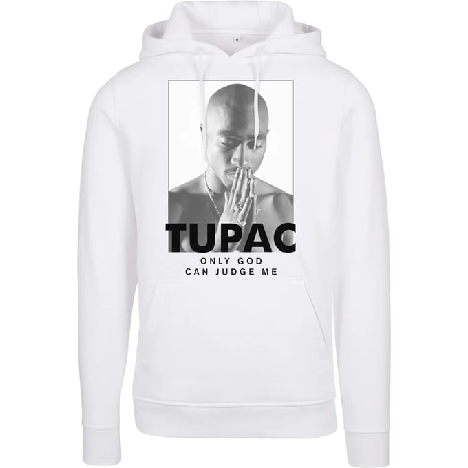 Mister Tee Tupac - 2Pac Prayer Hoodie/trui - M - Wit