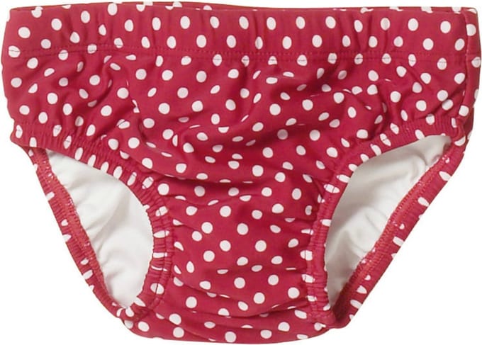 Playshoes UV herbruikbare Zwemluier Kinderen Dots - Rood - Maat 86/92