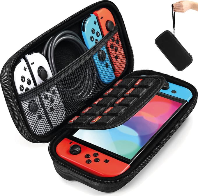 Beschermhoes - Geschikt voor Nintendo Switch Case - Accessoires - Opbergtas - Hoes