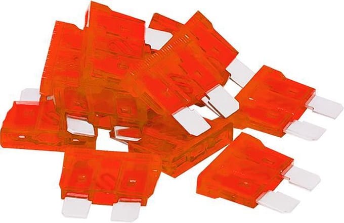 steekzekering 10A - 10 stuks