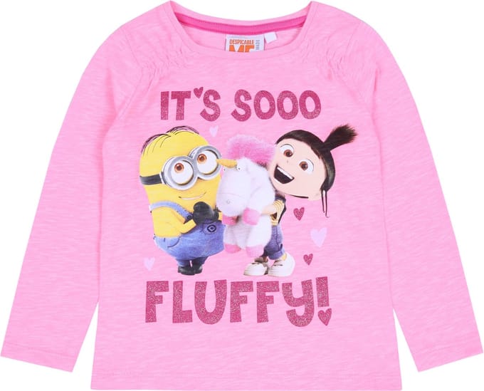 Roze blouse, lange mouw MINIONKI