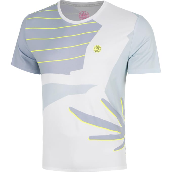 BIDI BADU Hey Laguna T-shirt Heren-wit, veelkleurig