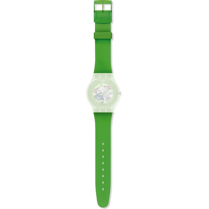 Swatch Plastic - Originals Large (41mm) SUO/SO29/SO32 ASUOG103 SUOG103 Green Lacquered Horlogeband