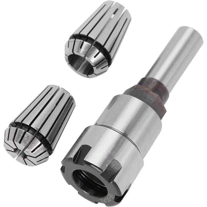 3 stuks spantang frees (6,5 mm+13 mm) + Verlengstang 12 Schacht CNC Draaibankgereedschap