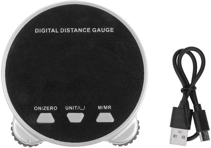Digitale rolmeter, elektronische rolmeter, lcd digitale rolmeter, vlakke, gebogen, speciaal gevormde rolmeter, lengtemeter rolmeter