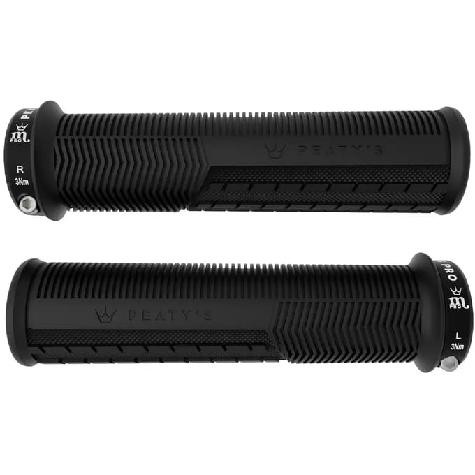 Peaty´s Monarch Pro Grip Mushroom Thin Handvatten Zwart 130 mm
