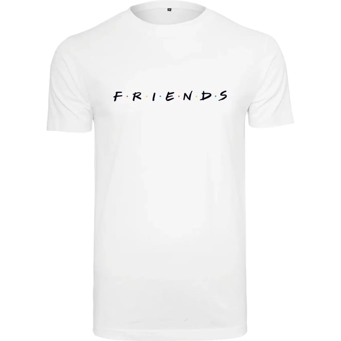Merchcode Friends - Friends Logo Heren T-shirt - XL - Wit