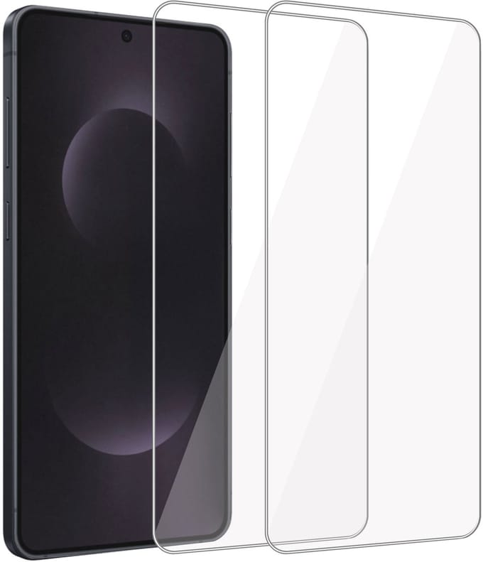 ChiGuard Screenprotector 2x geschikt voor Samsung Galaxy S25 FE Screenprotector - Matte Beschermglas - Curved - GuardCover