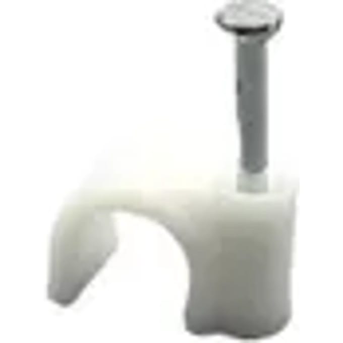 Sencys Kabelclip Voor Rond Snoer 7mm Plastic Per 15
