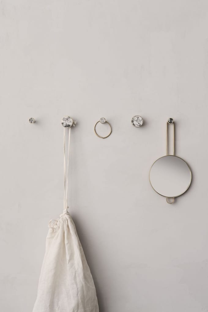 Ferm Living - Poise handspiegel - messing - brons