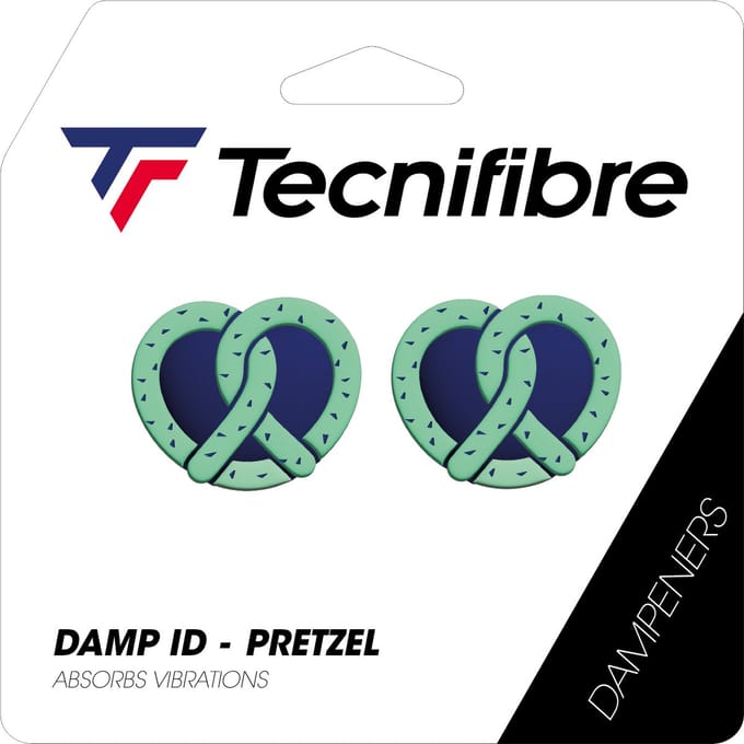 Tecnifibre ID Damp Pretzel Demper 2 Stuks - Tennisracket demper - Dampner