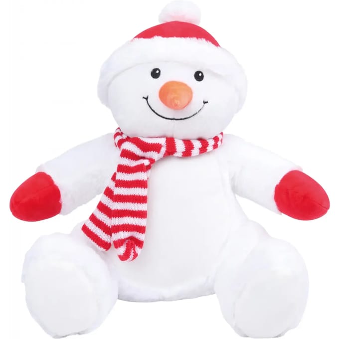 Pluche Mumbles met rits Bonhomme de Neige
