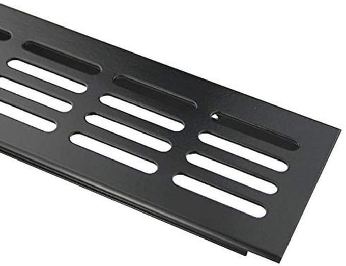 Aluminium Ventilatierooster met Achterflens - Diverse Afmetingen en Kleuren