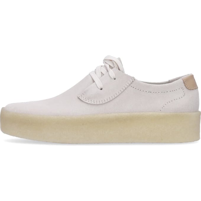 Ashcott Cup gebroken witte suede lifestyle-schoen voor heren