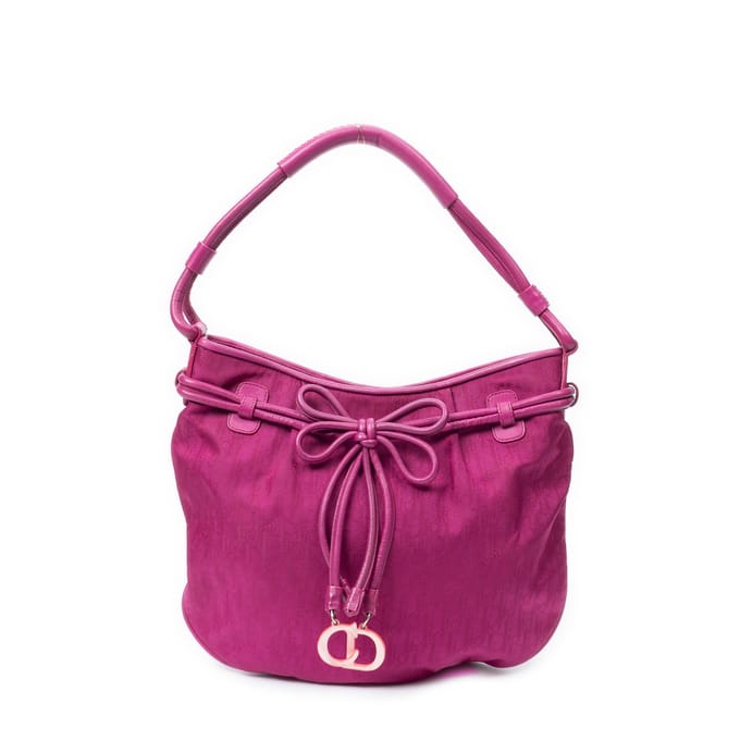 Bow Charm Hobo   Schoudertas