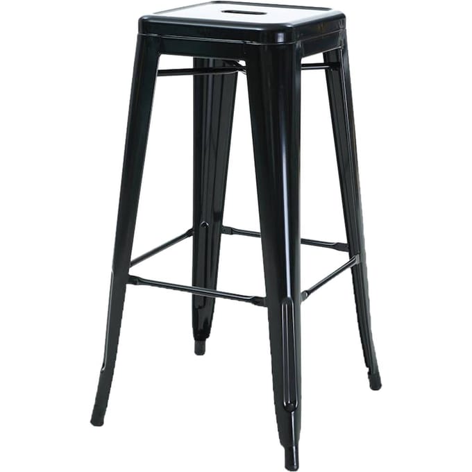 Legend Metalen barkruk zwart - 65 cm