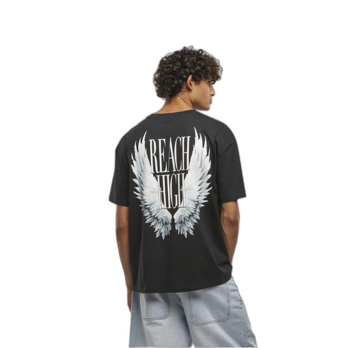 Mister Tee - Reach High Oversize Heren Tshirt - 3XL - Zwart
