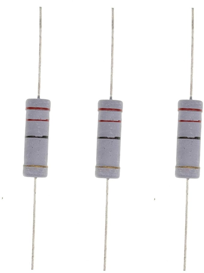 Weerstand Metaaloxide - Component Elektronica - Elektronica Reparatie - 5 Watt Vermogen - 22 Ohm - Blauw