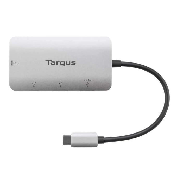 Targus USB-C MP H W 2xUSB A 2xUSB-C  USB hub - 4 - Grijs