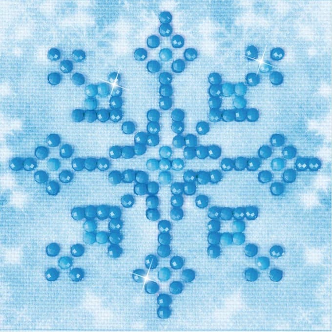 Snowflake Sparkle Diamond Dotz 7x7 cm
