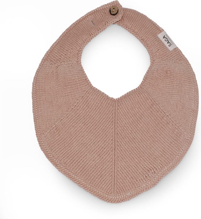 Saga Copenhagen - Gebreide Slab Floja - Old Rose - Organic Cotton