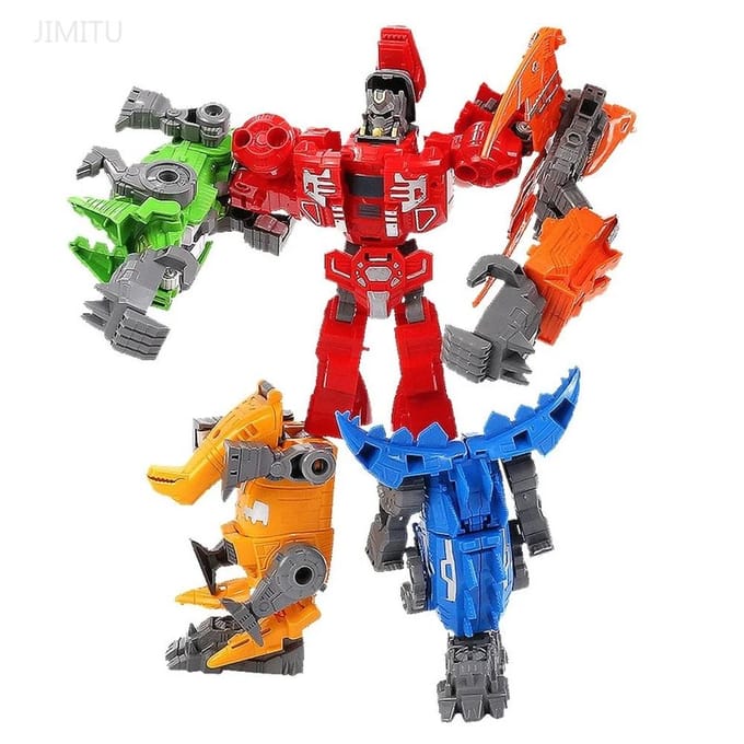 Creatieve Transformator Robot Mecha Dinosaurüs Tyrannosaurus Rex Veranderbaar Actiefiguur Kinderspeelgoed