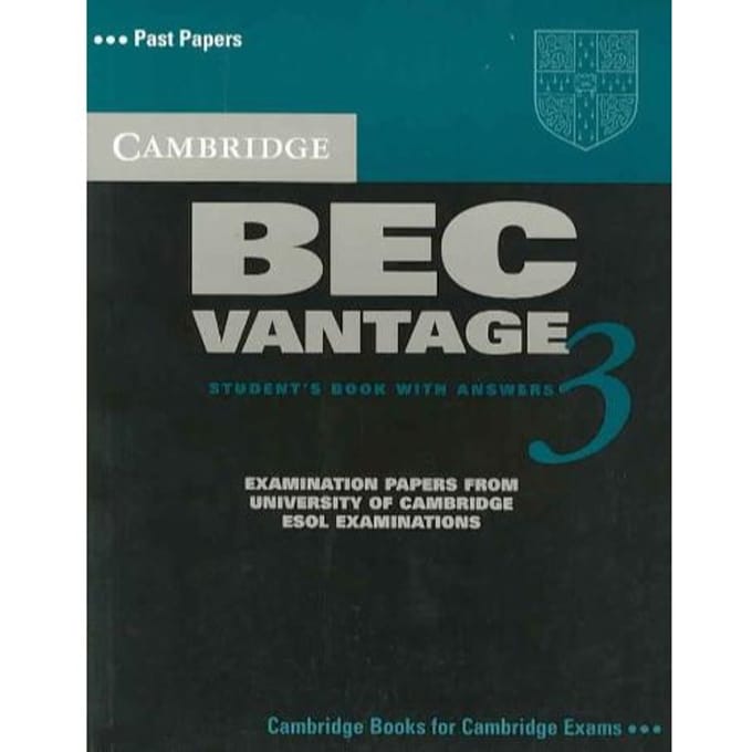 Cambridge Bec Vantage 3 Student's Book With Answers - Cambridge ESOL