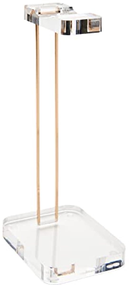 Acryl Hoofdtelefoon Stand met Gouden Hardware - Kantoor Accessoires