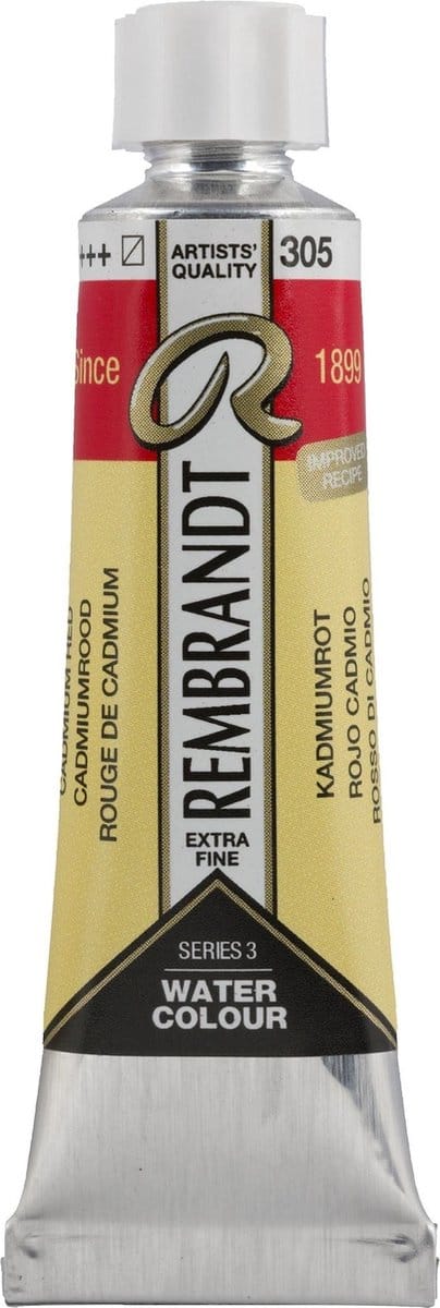 Rembrandt Aquarelverf Tube 10 ml Cadmiumrood 305