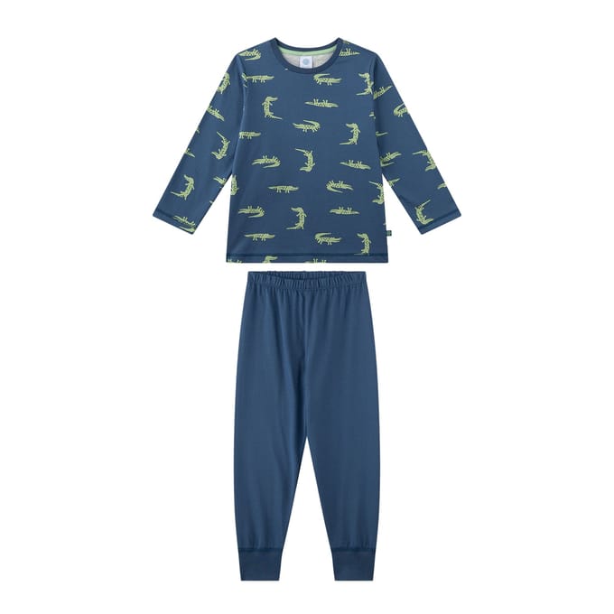 Sanetta Pyjama Schlafanzug Krokodil lang Kids