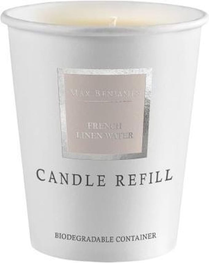 Max Benjamin Navulling Geurkaars French Linen Water 75 Cm Roze