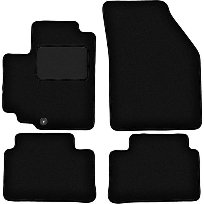 Zwarte veloursmatten voor: Suzuki Alto VIII hatchback (2009-2015)