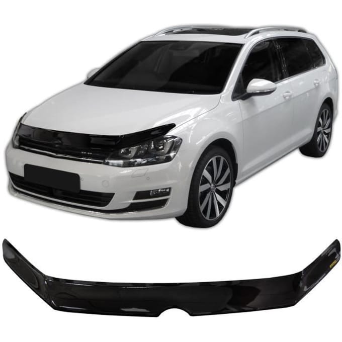 Déflecteur de Capot - SCOUTT - Volkswagen Passat B8 - ABS Plastique - Installation Facile - Noir zwart