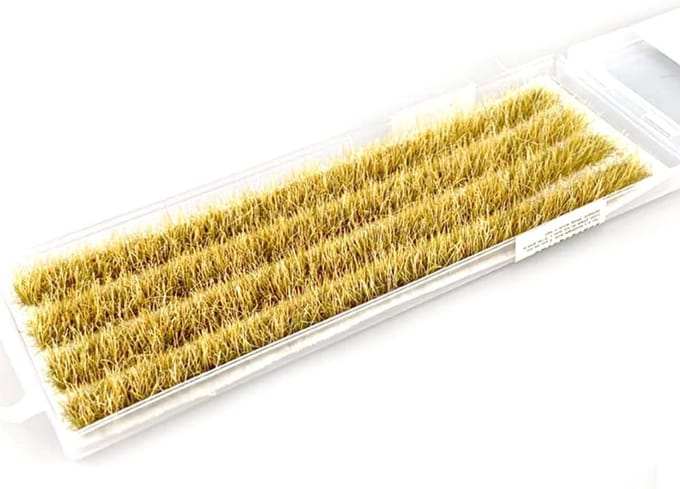 Gras Model - Landschap Kunstgras - Modelbouw Scènes - Realistische Stijl - 160mm Lange Strips - Goud