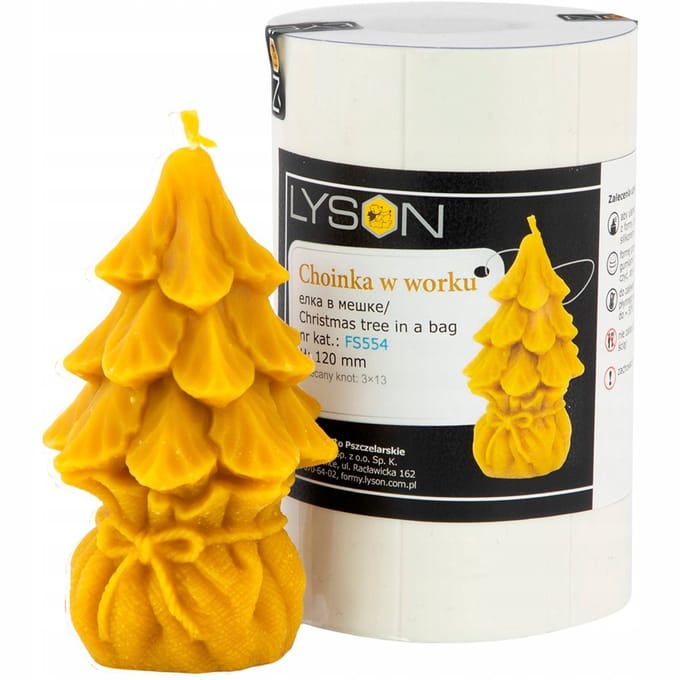 Siliconen Kaarsvorm - Kerstboom en Zak