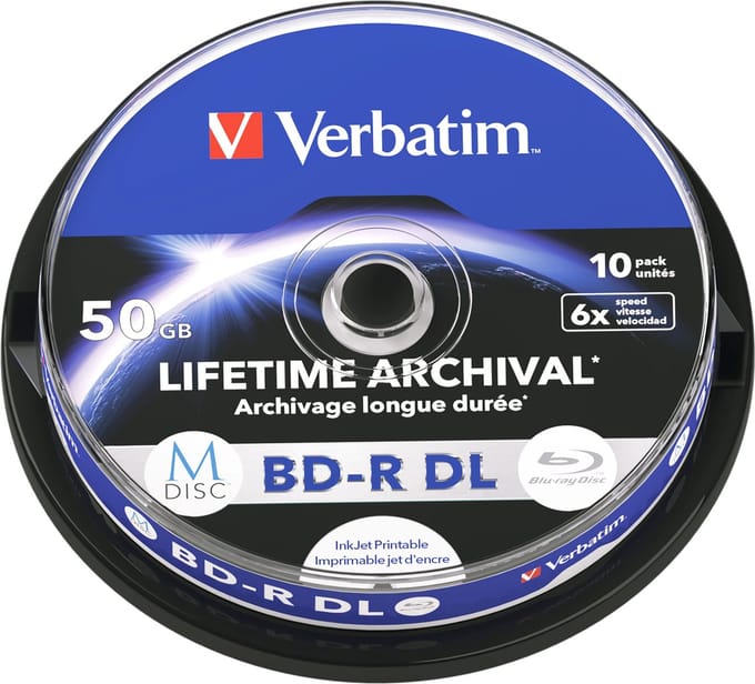 Verbatim MDISC BD-R DL 50 GB 10 stuk(s)