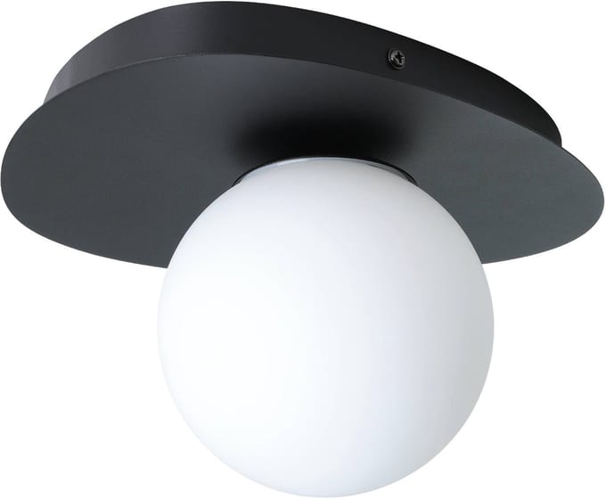 EGLO Castrovido Plafondlamp - Badkamer - G9 - 23.5 cm - Zwart/Wit