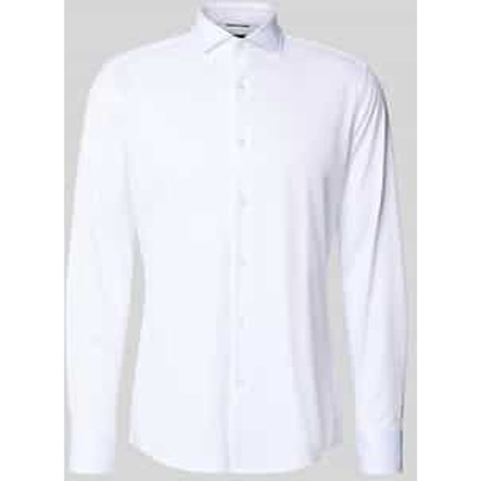 slim fit zakelijk overhemd van ademend materiaal model 'P-HANK-SPREAD'