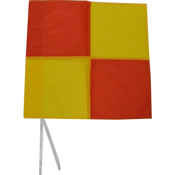 Set van 4 flexibele hoekpalen met 4 vlaggen Sporti