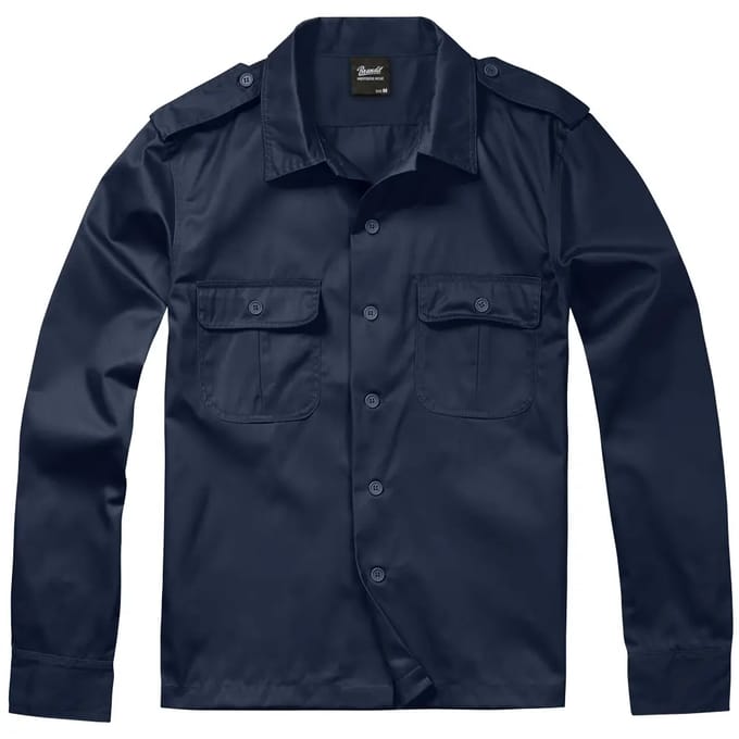 Brandit - US Overhemd - 2XL - Blauw