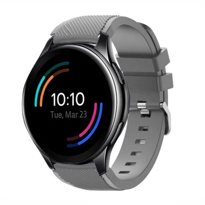 OnePlus Watch siliconen bandje (grijs)