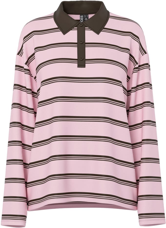 Pieces Polo met lange mouwen PCSADIE