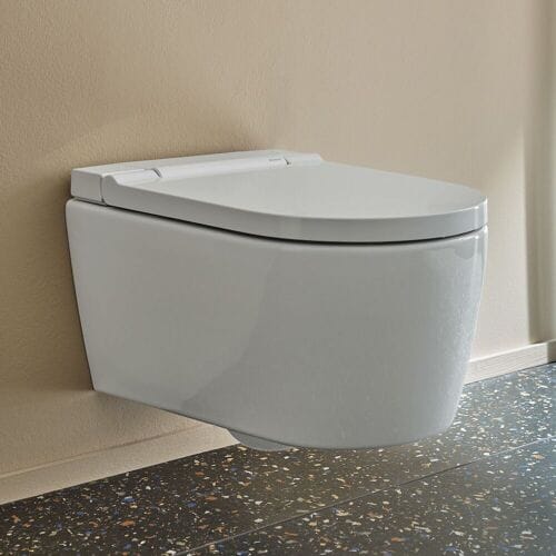 Geberit Aquaclean Sela Douche Wc - 37.5x56.5cm - softclose - keratect - alpine wit