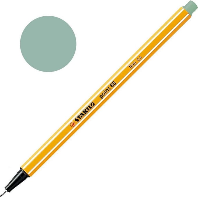STABILO point 88 - Fineliner 0,4 mm - Eucalyptus - per stuk