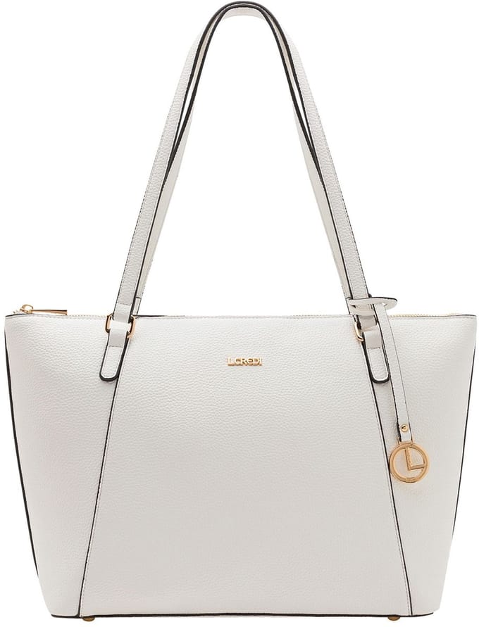 L.CREDI Michaela Shopper Tas 42 cm - 13 L - weiss